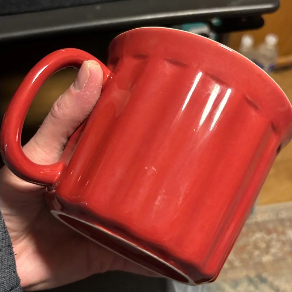 Red Ceramic Mug-18 oz Good Cook